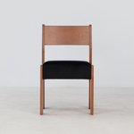 Reka Side Chair, Amber/Black