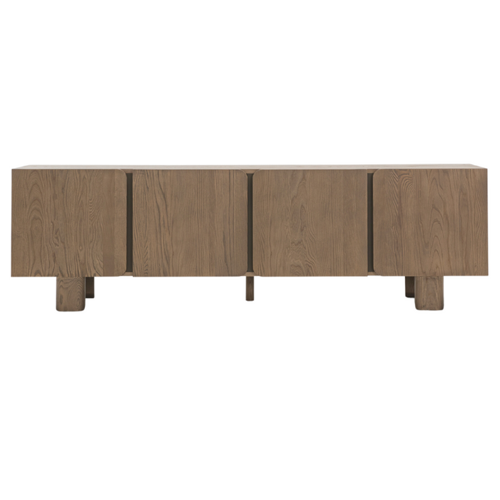 Mesa 80" Media Cabinet, Fawn