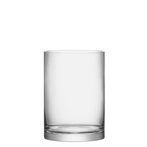 Column Vase/Candleholder 9.5" x 6.75", Clear