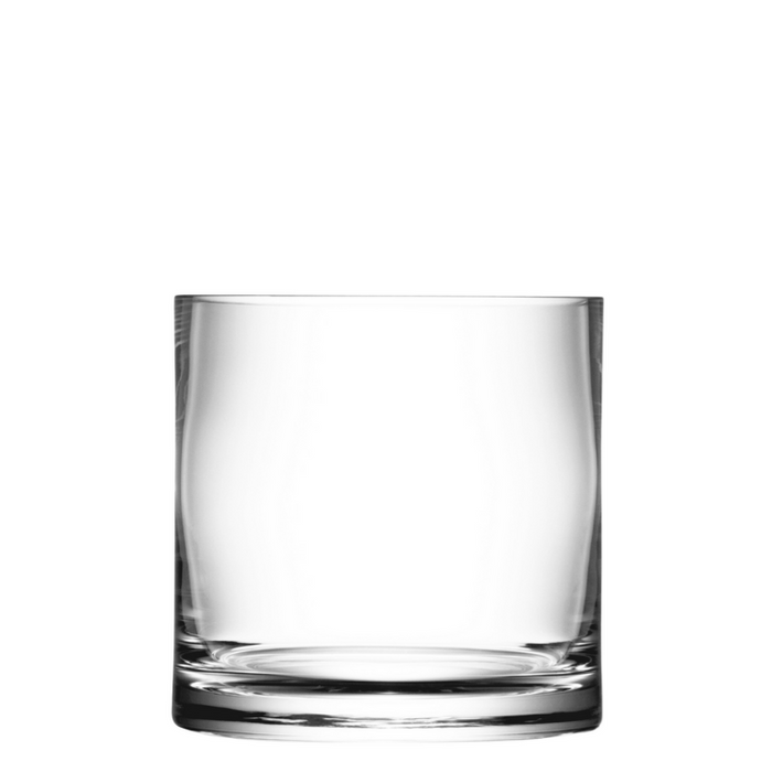 Column Vase/Candleholder 6.75" x 6.75", Clear