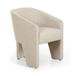 Fae Dining Chair, Nova Taupe Performance Fabric