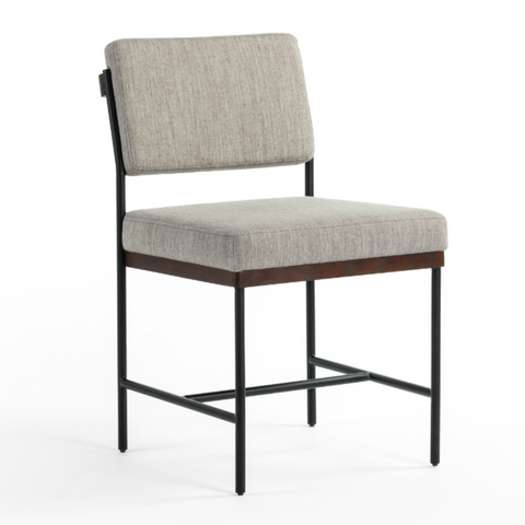 Benton Dining Chair, Savile Flannel  Performance Fabric