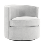 Fleur Fabric Swivel Chair,  Fabric: 5547-002 C