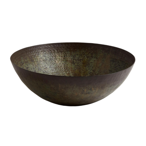 Iron Center Bowl, Antique Bronze