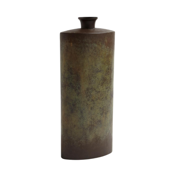 Iron Canteen, Antique Bronze,Tall