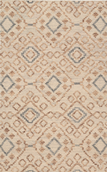 Jelly Roll Sky Handwoven Reversible Wool Rug