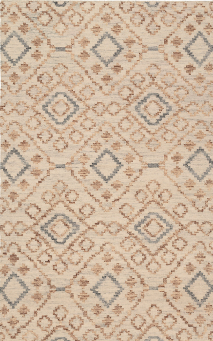 Jelly Roll Sky Handwoven Reversible Wool Rug