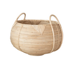 Decorative Hand-Woven Rattan Baskets, 2 Sizes