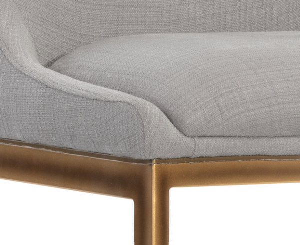 Holly Barstool, Zenith Soft Grey