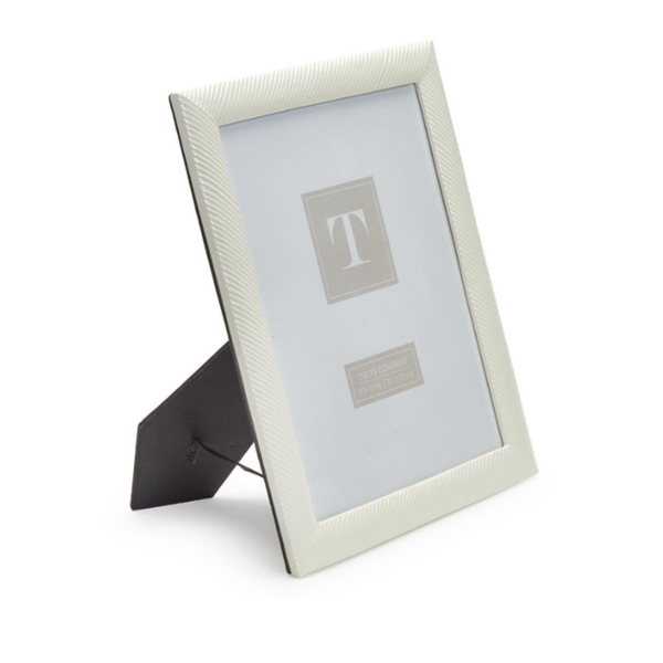 Sleek Chic 8" x 10" Photo Frame, Resin/Glass