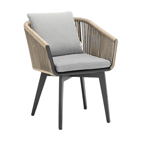 Diva Natural Dining Chair, Greige