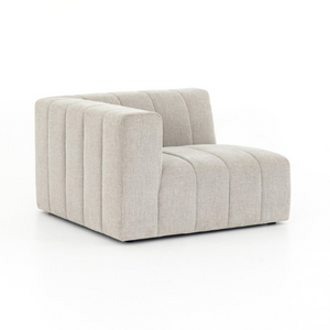 Langham Channeled Modular Sectional, Napa Sandstone Performance Fabric