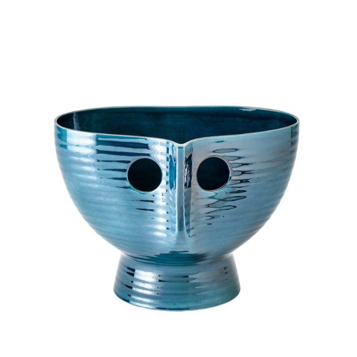 Popeye Vase, Indigo, Short