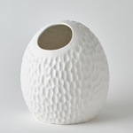 Thumb Pot Large, Matte White, 11"H