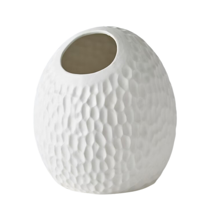 Thumb Pot Large, Matte White, 11"H