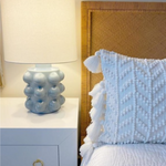 Vedra Medium Table Lamp, Polar Blue Crackle