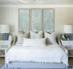Vedra Medium Table Lamp, Polar Blue Crackle