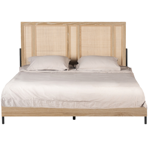 Avida Bed King, Rustic Oak/Natural