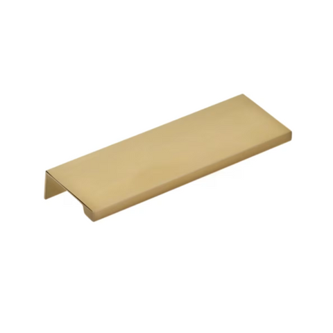 Modern Edge Pull, 5-1/2", Satin Brass