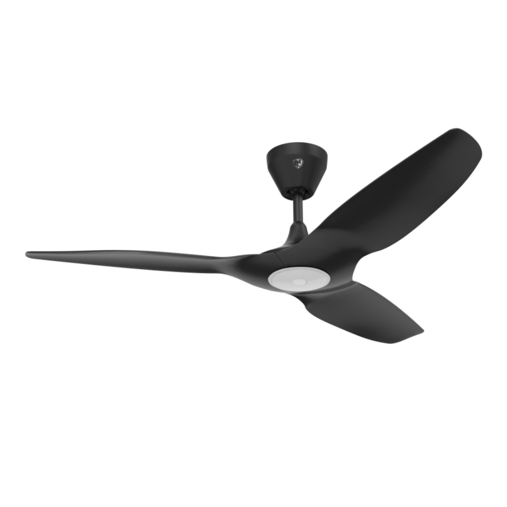 Haiku-L LED Indoor Fan, Black, 52"