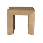 Solid Oak Side Table, 22"W