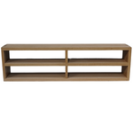 Solid Oak Sofa Console Table, 84"W x 14"D x 23"H