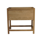 Solid Oak Bathroom Vanity, 36"W x 22"D x 34.5"H