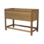 Solid Oak Bathroom Vanity, 48"W x 22"D x 34.5"H