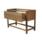 Solid Oak Bathroom Vanity, 48"W x 22"D x 34.5"H