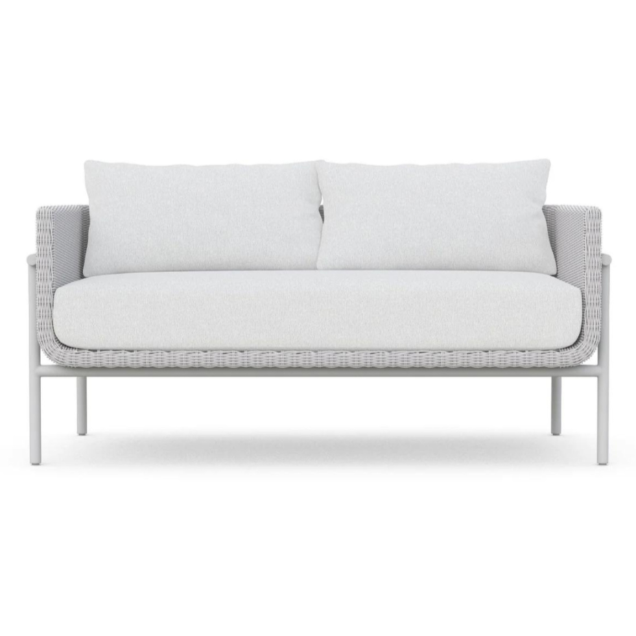 Hampton Loveseat, Beach White, 58.5"W