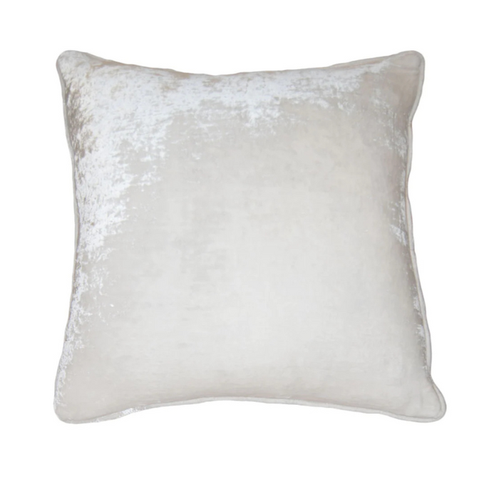 Vintage Velvet White, 20" x 20"