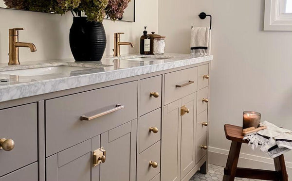 Globe Cabinet Knob, Satin Brass