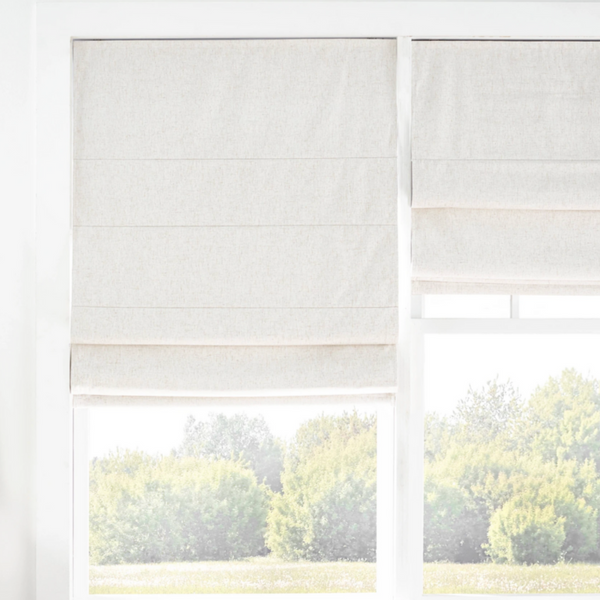Roman Blackout Shades, Natural