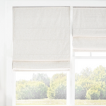 Textured Cordless Roman Natural Shade with Blackout Lining