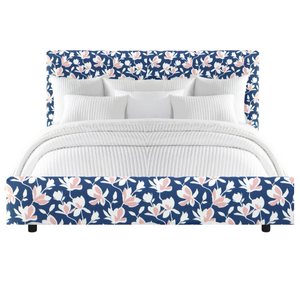 Abbie Bed, Floral Navy Blush, Full & Twin