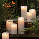 Lightli Moving Flame Outdoor Pillar, 3.5" x 5"