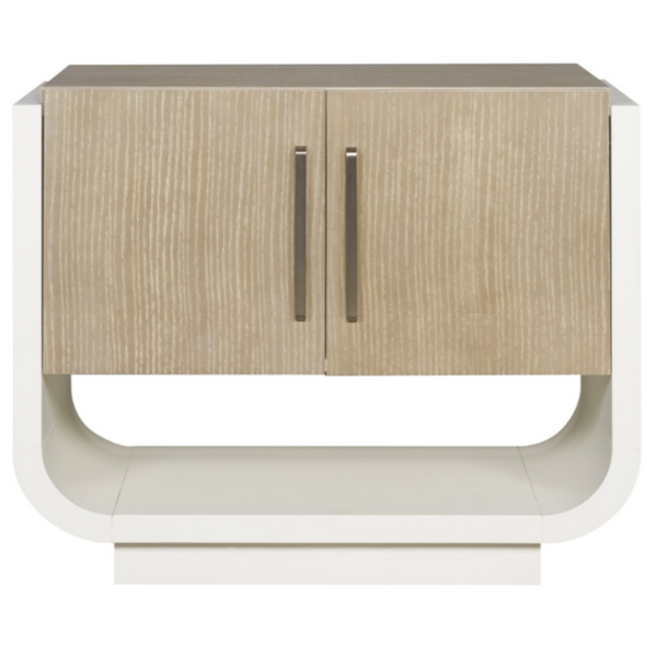 Cove Chest, Cerused Taupe / White Frost, 38"W x 18"D x 32"H