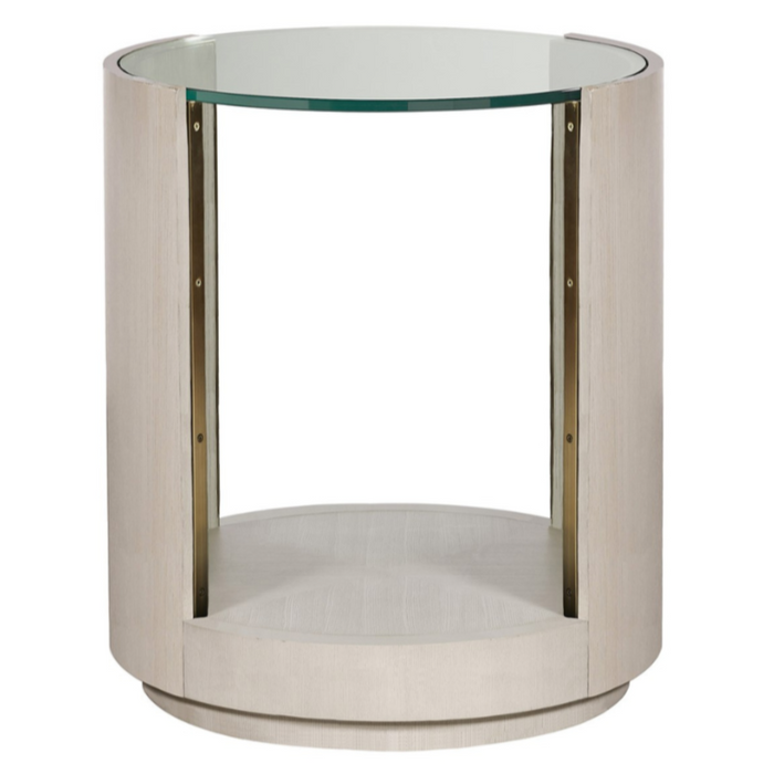 Axis III Round Lamp Table, Casa Blanca
