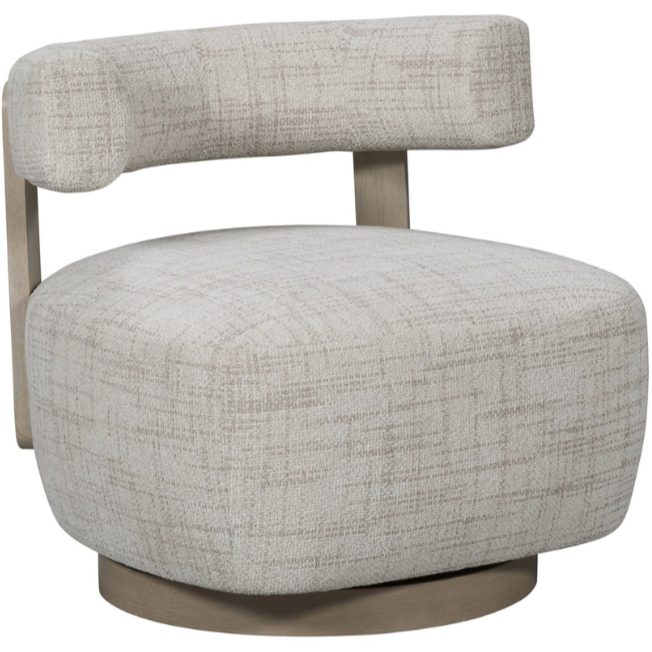 Daydream Swivel Chair, Reynolds Linen