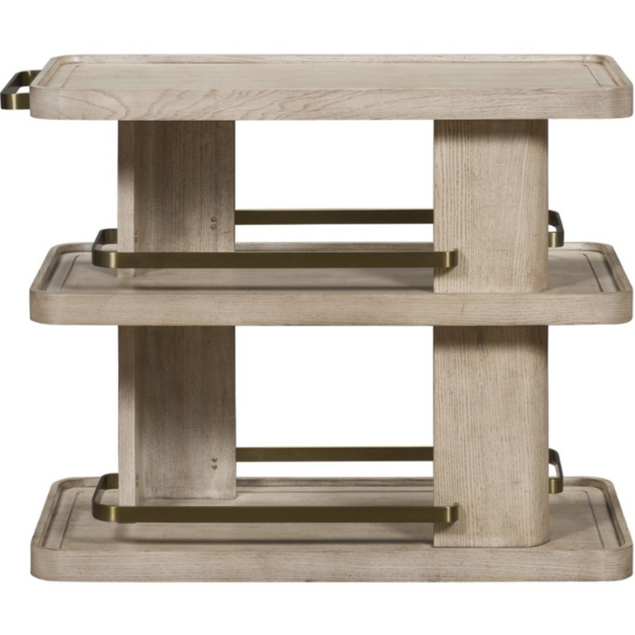 Andover Bar Cart, Finley, 38.5"W x 18"D x 32"H