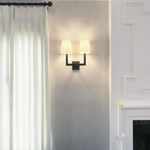 Square Tube Double Sconce, Bronze