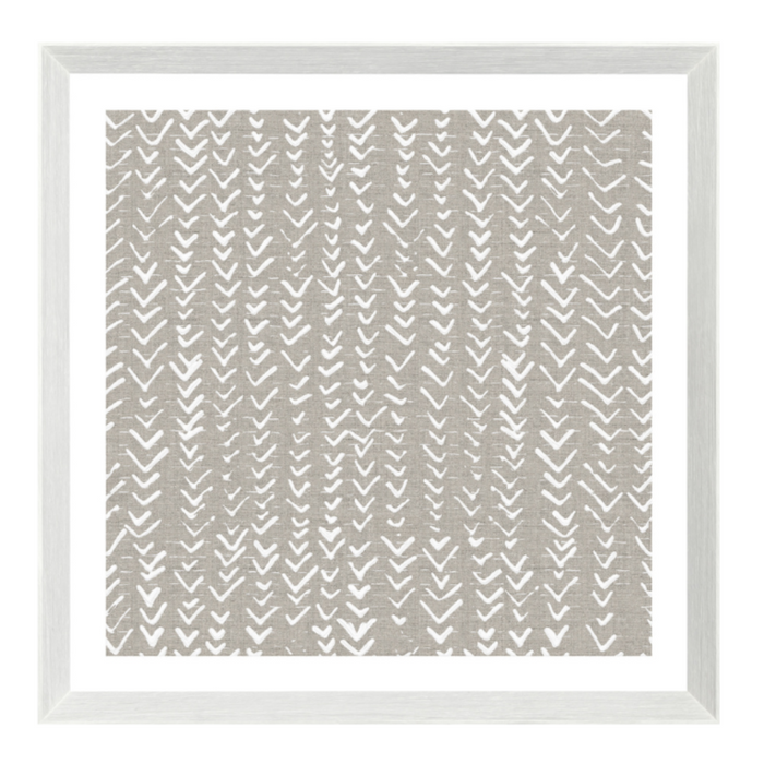 Motif IX - Naturel, 17.5" × 17.5"