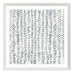 Motif IX - Blue, 17.5" × 17.5"