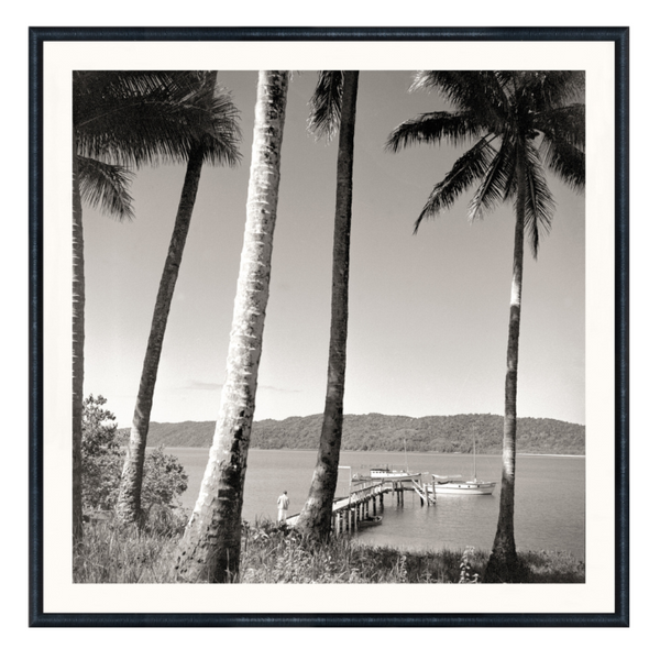 Nostalgia Collection - Island Dock C. 1959 - Mid, Single, 18.75" × 18.75"