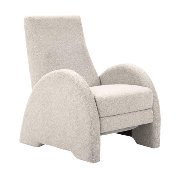 Zephyr Manual Recliner Chair, Juno Oat Performance Fabric