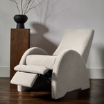 Zephyr Manual Recliner Chair, Juno Oat Performance Fabric