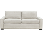 Rogue Sleeper Sofa, Artemis Snow Performance Fabric/Ebony, King, 93"W