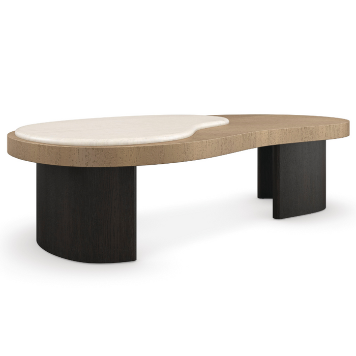 Contrast Cocktail Table, 56.5"W x 31.5"D x 15"H