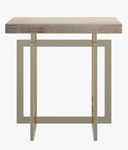 Wish You Were Here End Table, 24"W x 24"D x 24"H