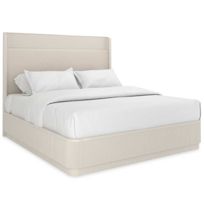 Fall in Love Bed, Matte Pearl, King & Queen